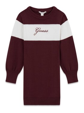 Guess Kids Guess Kids Sukienka codzienna 183382 Brązowy Classic Fit