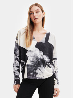 Desigual Desigual Пуловер 23WWJF39 Цветен Regular Fit