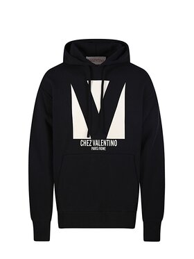 Valentino Garavani Valentino Garavani Felpa 6V3MF28 Nero Regular Fit