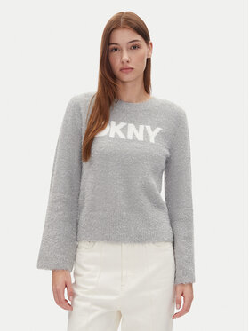 DKNY DKNY Pullover DJ4R0504 Grau Regular Fit