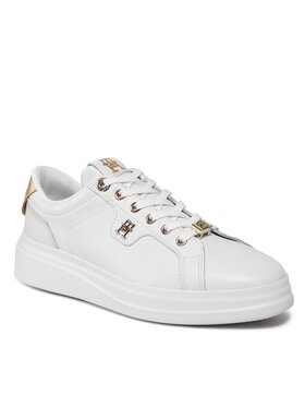 Tommy Hilfiger Tommy Hilfiger Sneakers Pointy Court Sneaker Hardware FW0FW07780 Bianco