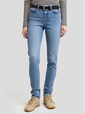 BIG STAR BIG STAR Jeansy KATRINA_HIGH_WAIST_355_190 Niebieski Slim Fit