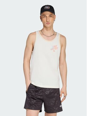 adidas adidas Tank top 164973 Biały Slim Fit