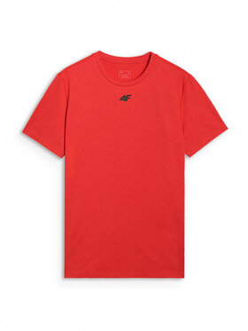 4F 4F Koszulka techniczna MULTI ACTIVE Czerwony Regular Fit