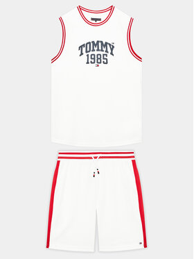 Tommy Hilfiger Tommy Hilfiger Set top i hlače KB0KB08356 D Bijela Regular Fit