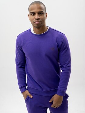 Jigga Wear Jigga Wear Bluza Bluza Bez Kaptura Męska Fioletowa Jigga Wear Simple Crown M Fioletowy Regular Fit