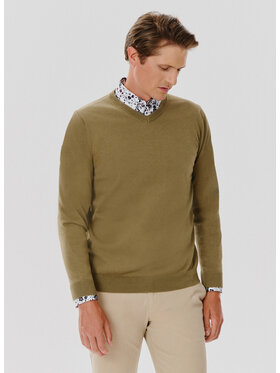 Pako Lorente Pako Lorente Sweter P24WB-2X-011 Zielony Classic Fit
