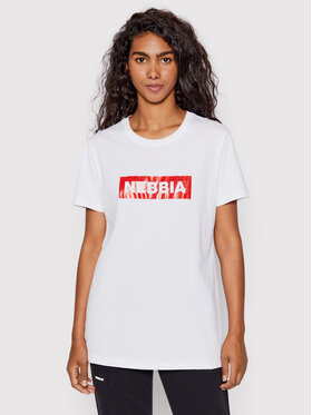 NEBBIA NEBBIA T-Shirt 592 Bílá Regular Fit