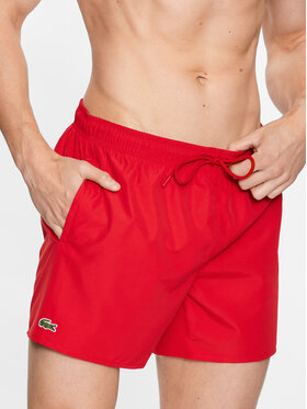 Lacoste Lacoste Szorty kąpielowe MH6270 Czerwony