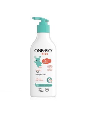 OnlyBio OnlyBio OnlyBio Kids łagodny żel do mycia ciała od 3. roku życia 300ml Żel pod prysznic