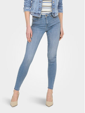 ONLY ONLY Jeansy Power 15228584 Modrá Skinny Fit