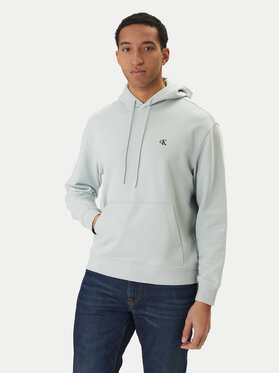 Calvin Klein Jeans Calvin Klein Jeans Džemperis ar kapuci LV04RC297G Zaļš Regular Fit