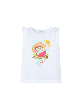 Mayoral Mayoral Top 3021 Weiß Regular Fit