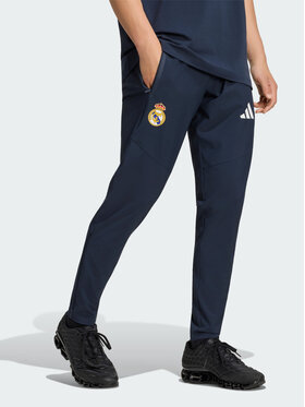 adidas adidas Spodnie materiałowe 171596 Niebieski jasny Regular Fit