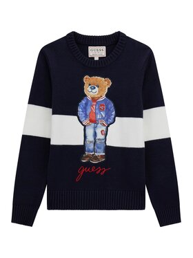 Guess Kids Guess Kids Sweter 171559 Niebieski Classic Fit