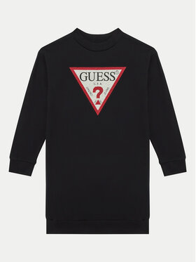 Guess Guess Плетена рокля J3YK20 KA6R4 Черен Regular Fit