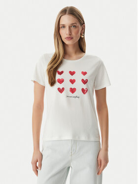 Morgan Morgan T-shirt 261-DONA Bianco Regular Fit