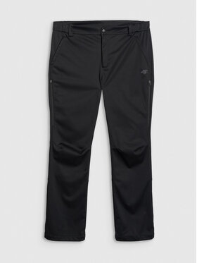 4F 4F Nepromokavé kalhoty TREKKING Černá Regular Fit