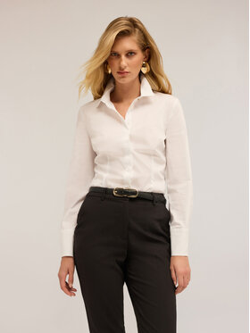 Motivi Motivi Camicia 5326Q000844N011 Bianco Slim Fit