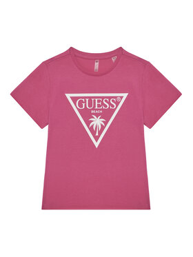 Guess Guess Тишърт J5GI36 JA914 Розов Boxy Fit
