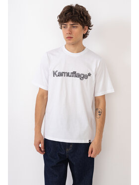 Kamuflage Kamuflage T-Shirt Sketch Biały Comfortable Fit