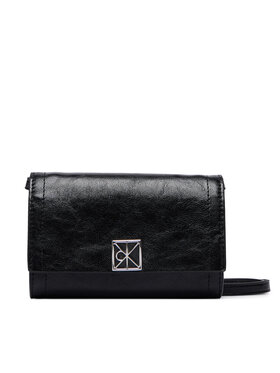 Calvin Klein Calvin Klein Ročna torba Emblem Wallet On Strap LV04F1218G Črna