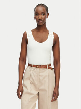 Tommy Hilfiger Tommy Hilfiger Topiņš WW0WW52112 Balts Slim Fit