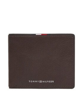 Tommy Hilfiger Tommy Hilfiger Veliki muški novčanik Th Corp Mini Cc Wallet AM0AM13739 Smeđa