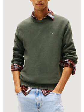 Tommy Jeans Tommy Jeans Maglione TJM SLIM ESS SWEATER Verde Slim Fit