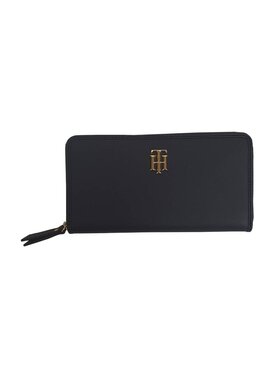 Tommy Hilfiger Tommy Hilfiger Mały Portfel Damski TH Chic Large Granatowy