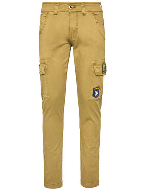 Alpha Industries Alpha Industries Pantaloni di tessuto Petrol Patch 178207 Verde Slim Fit