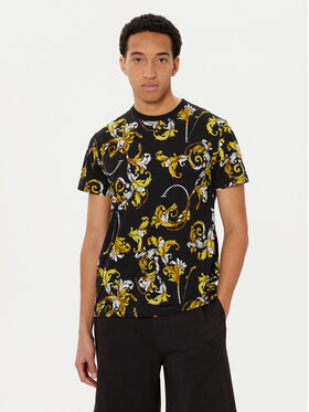Versace Jeans Couture Versace Jeans Couture Тишърт 78GAH6S0 Черен Slim Fit