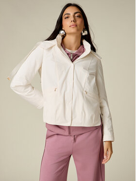 Oltre Oltre Giubbotto piumino F041R001544N021 Bianco Over Fit