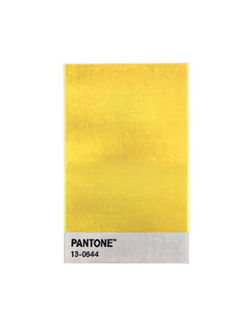 Pantone Pantone Ręcznik plażowy Solid Colours 3 Żółty