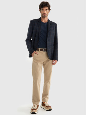BIG STAR BIG STAR Chinosy TREVOR_801_350 Beżowy Chino Fit
