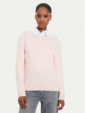 Tommy Hilfiger Tommy Hilfiger Pullover WW0WW40099 Rosa Regular Fit