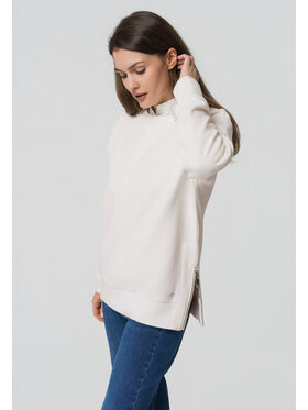 Volcano Volcano Bluza B-ARI Biały Regular Fit