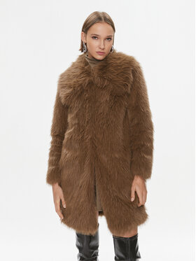 PINKO Pinko Pelliccia Cattivik 102001 A18D Marrone Regular Fit