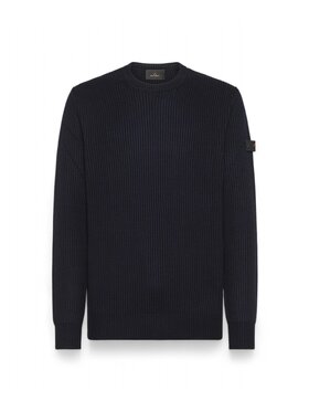 Peuterey Peuterey Maglione DIVER 01 Maglione Girocollo Minimal PEU5256 99012142 Blu scuro Regular Fit