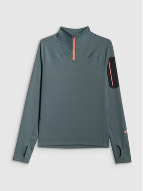 4F 4F Bluza 4FWSS26TFSWF642 Khaki Active Fit