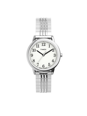 Timex Timex Ceas Easy Reader Perfect Fit TW2U08600 Argintiu
