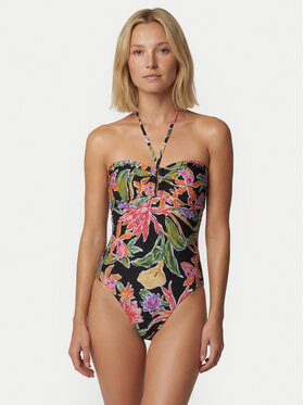 Seafolly Seafolly Peldkostīms Hothouse Flowers 11179DD279 Melns