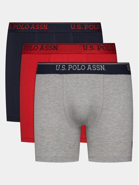 U.S. Polo Assn. U.S. Polo Assn. Komplet 3 par bokserek 80454 Kolorowy