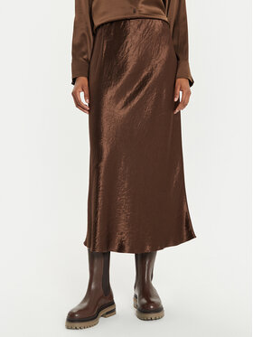Max Mara Leisure Max Mara Leisure Midi suknja Allesio 2426106018 Smeđa Regular Fit