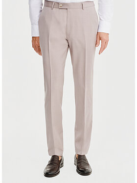 Pako Lorente Pako Lorente Spodnie garniturowe P25SP-6G-013 Różowy Super Slim Fit