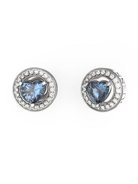 Guess Guess Naušnice JUBE04669JWRHLST/U Stříbrná