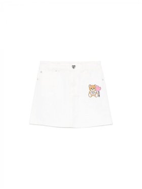 LOVE MOSCHINO LOVE MOSCHINO Minigonna haj03m_loa14_10063 Bianco Regular Fit