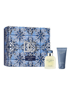 Dolce&Gabbana Dolce&Gabbana Light Blue pour Homme zestaw - woda toaletowa 75 ml + balsam po goleniu 50 ml Zestaw