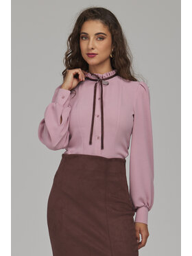 NIFE NIFE Koszula K100 Różowy Regular Fit