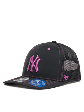 47 Brand 47 Brand Kšiltovka MLB New York Yankees XRAY ’47 TRUCKER B-XRAYD17BBP Černá